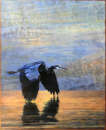 Wingtips at Sunset 16x20